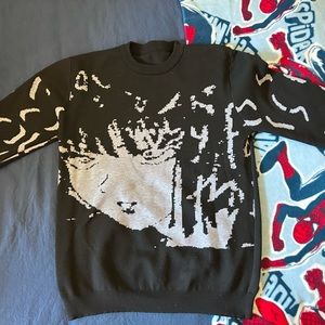 Graphic Print Sweater